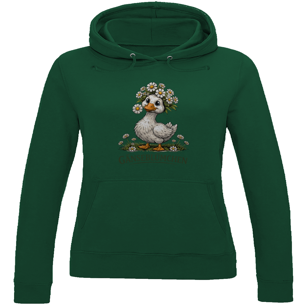 Damen Hoodie Gänseblümchen