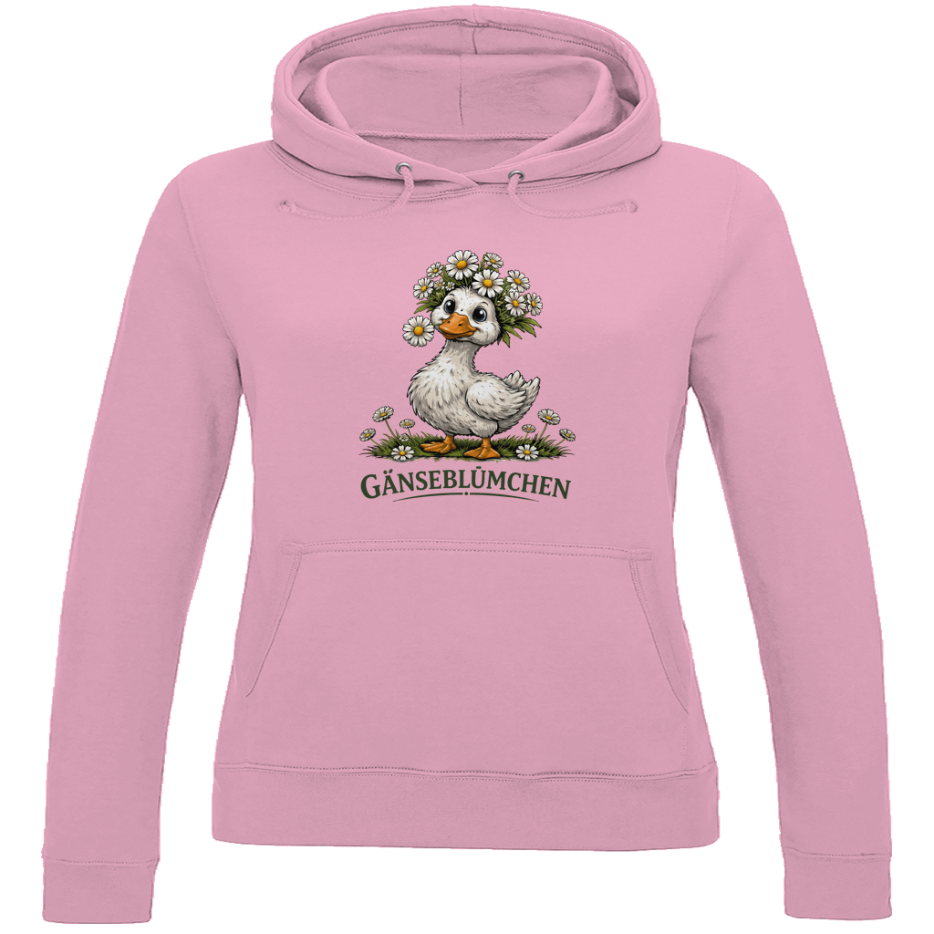 Damen Hoodie Gänseblümchen