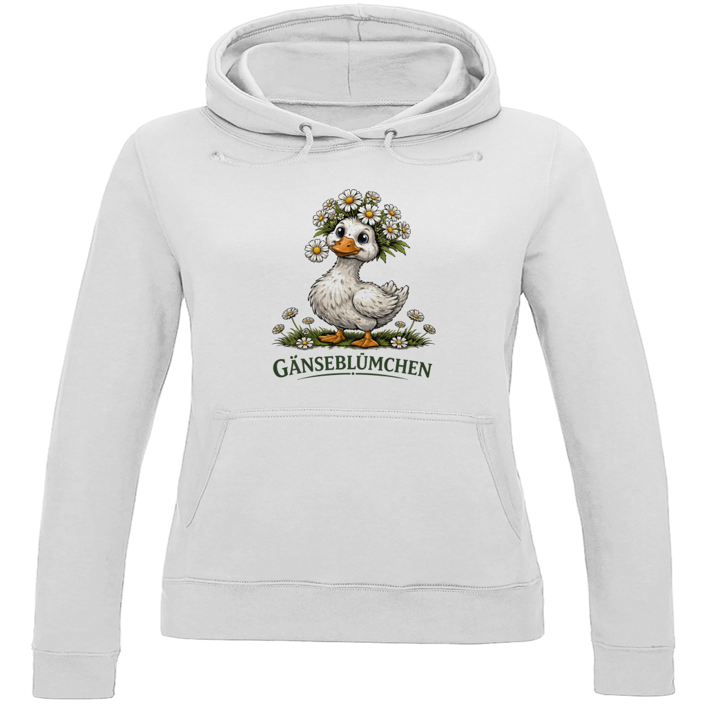 Damen Hoodie Gänseblümchen
