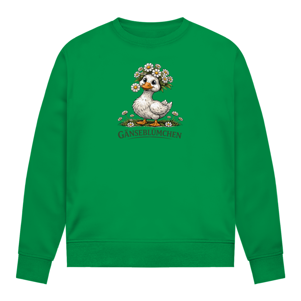 Damen Sweatshirt Gänseblümchen