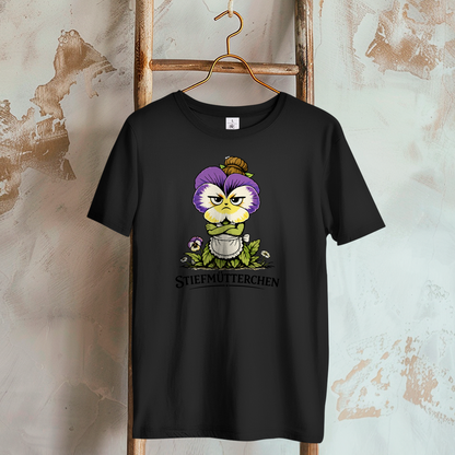 Damen T-Shirt Stiefmütterchen