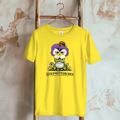 Damen T-Shirt Stiefmütterchen