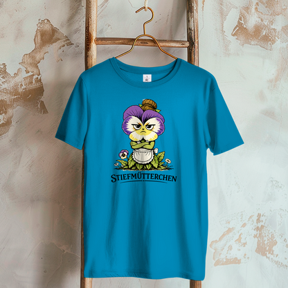 Damen T-Shirt Stiefmütterchen