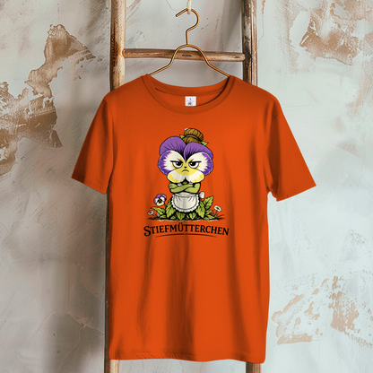 Damen T-Shirt Stiefmütterchen