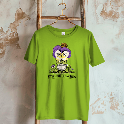 Damen T-Shirt Stiefmütterchen