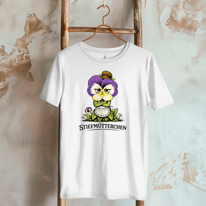 Damen T-Shirt Stiefmütterchen