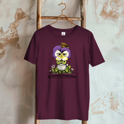 Damen T-Shirt Stiefmütterchen
