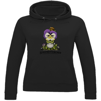 Damen Hoodie Stiefmütterchen