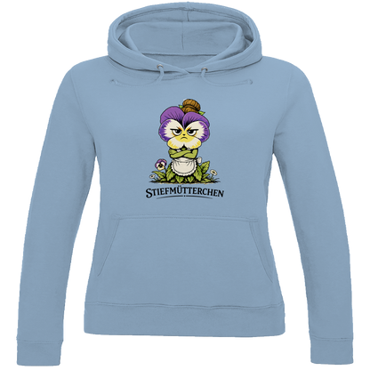 Damen Hoodie Stiefmütterchen