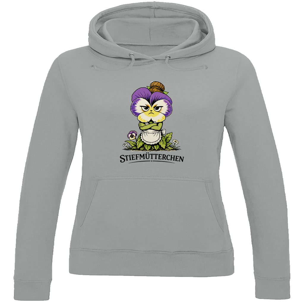 Damen Hoodie Stiefmütterchen