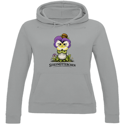 Damen Hoodie Stiefmütterchen