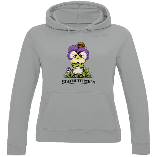 Damen Hoodie Stiefmütterchen