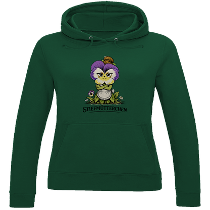 Damen Hoodie Stiefmütterchen