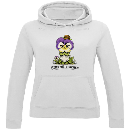 Damen Hoodie Stiefmütterchen
