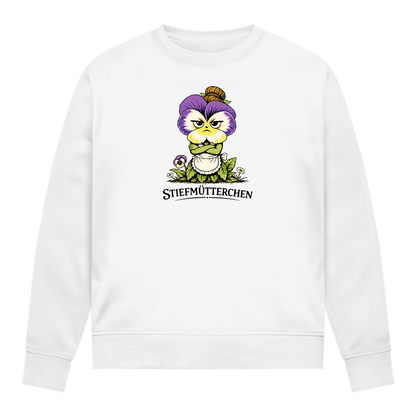 Damen Sweatshirt Stiefmütterchen