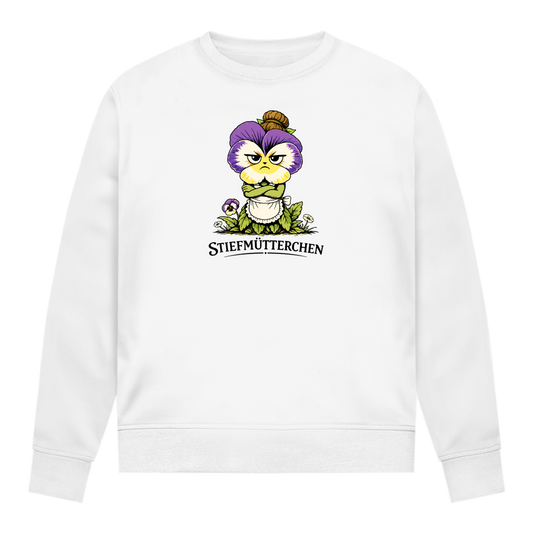 Damen Sweatshirt Stiefmütterchen