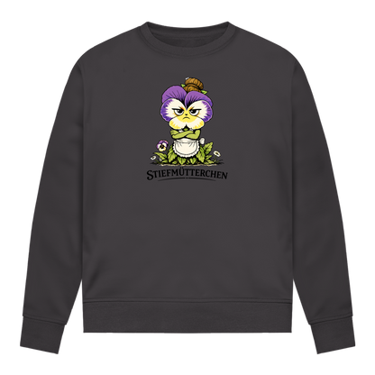 Damen Sweatshirt Stiefmütterchen