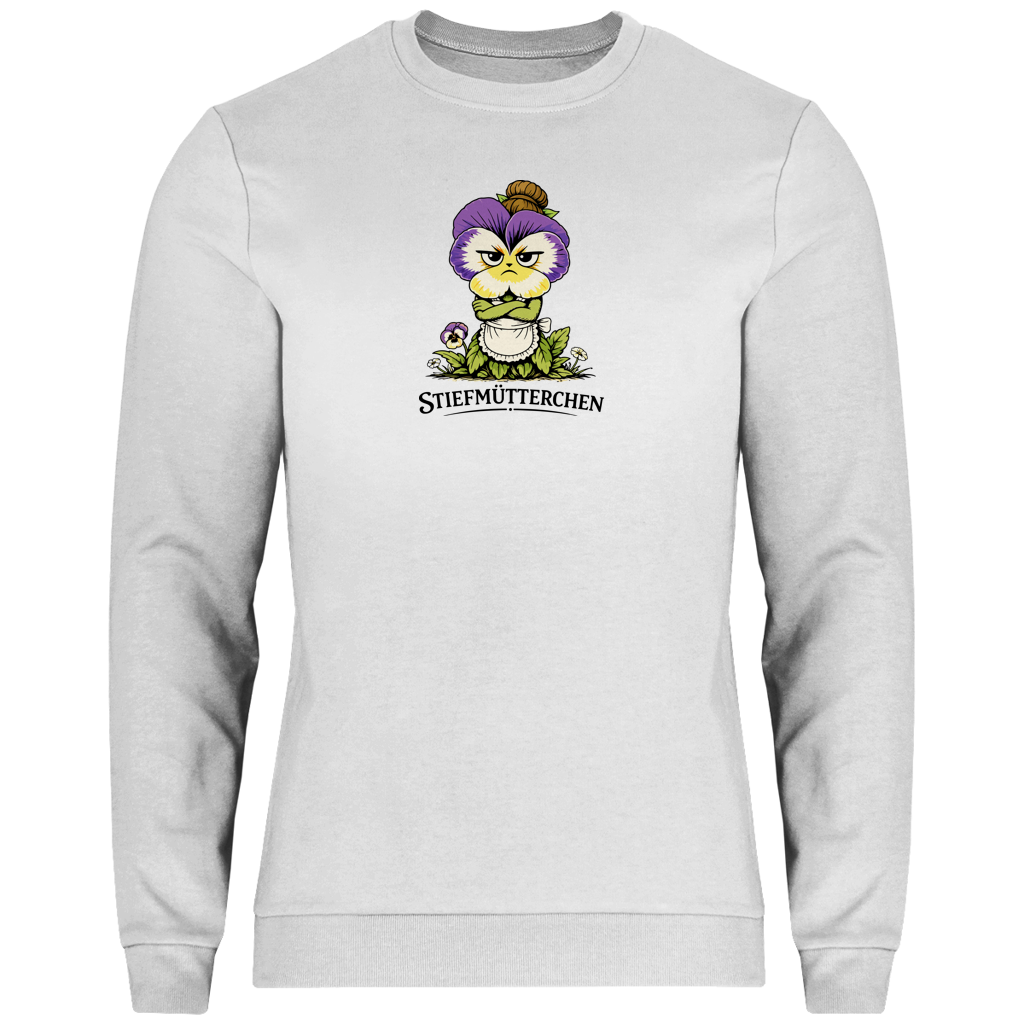 Herren Sweatshirt Stiefmütterchen