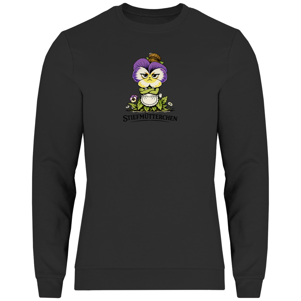 Herren Sweatshirt Stiefmütterchen
