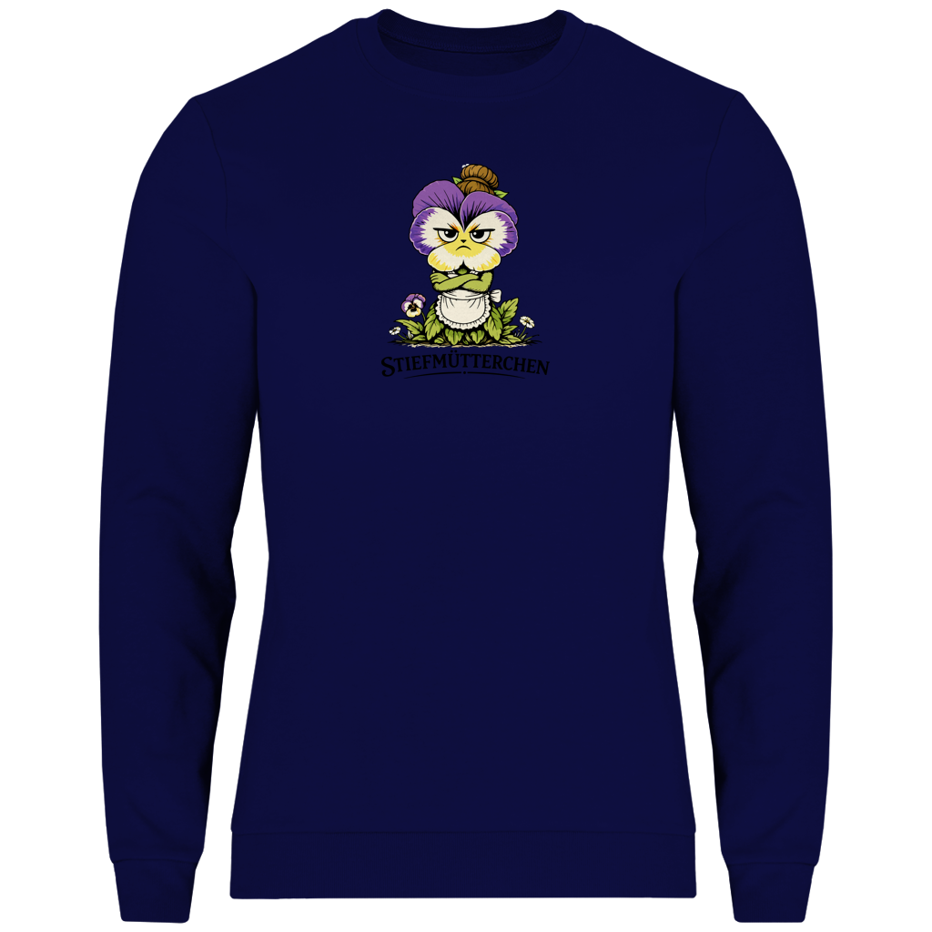 Herren Sweatshirt Stiefmütterchen