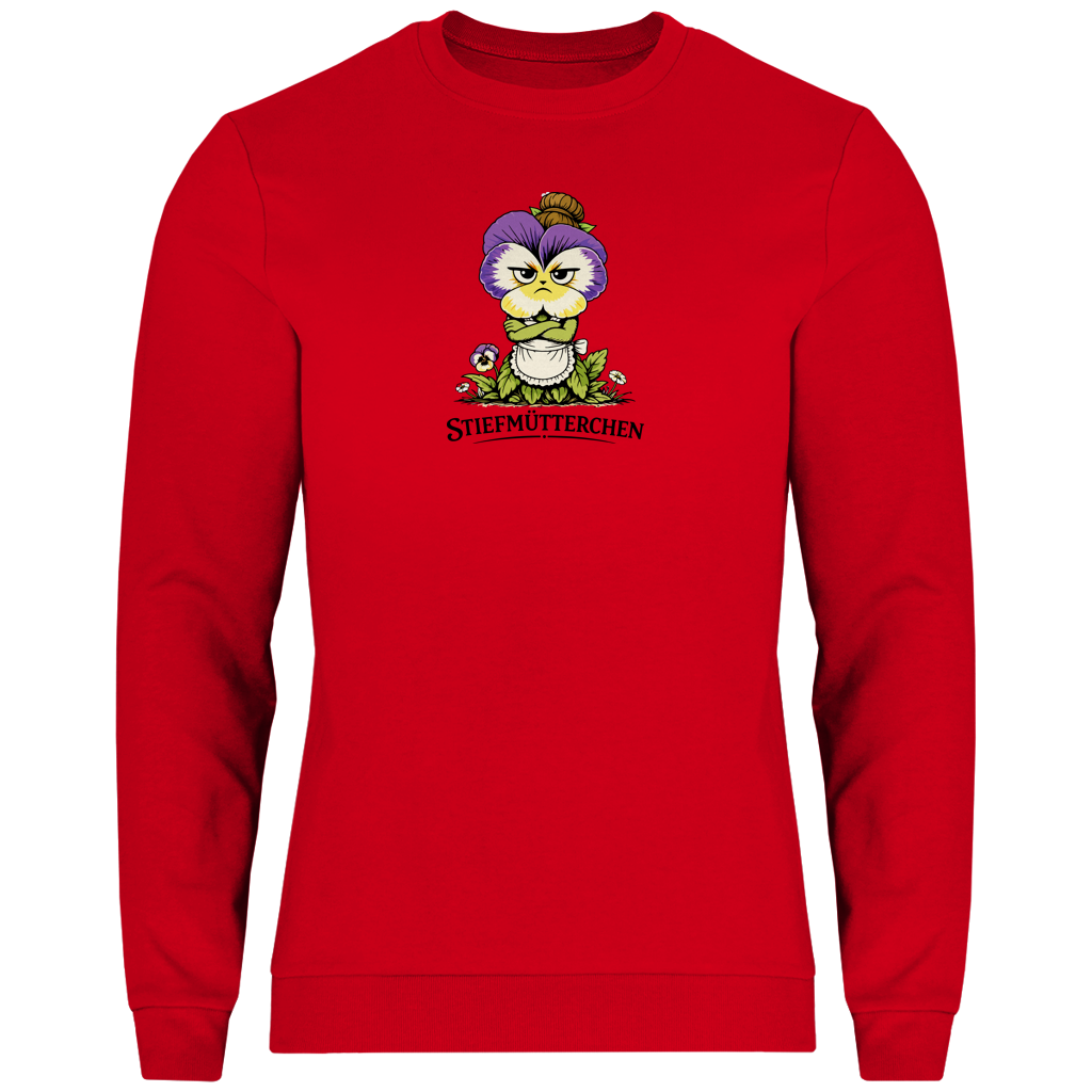 Herren Sweatshirt Stiefmütterchen