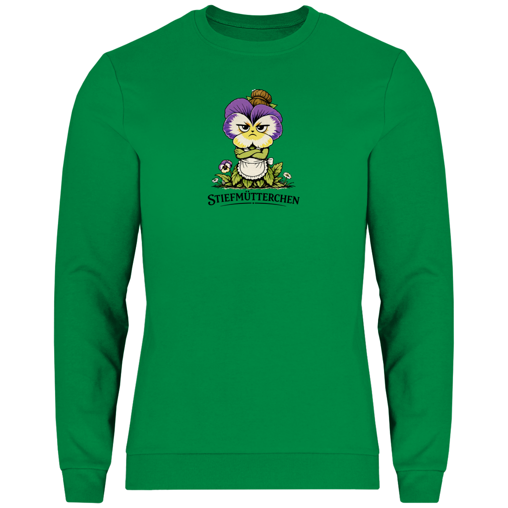 Herren Sweatshirt Stiefmütterchen