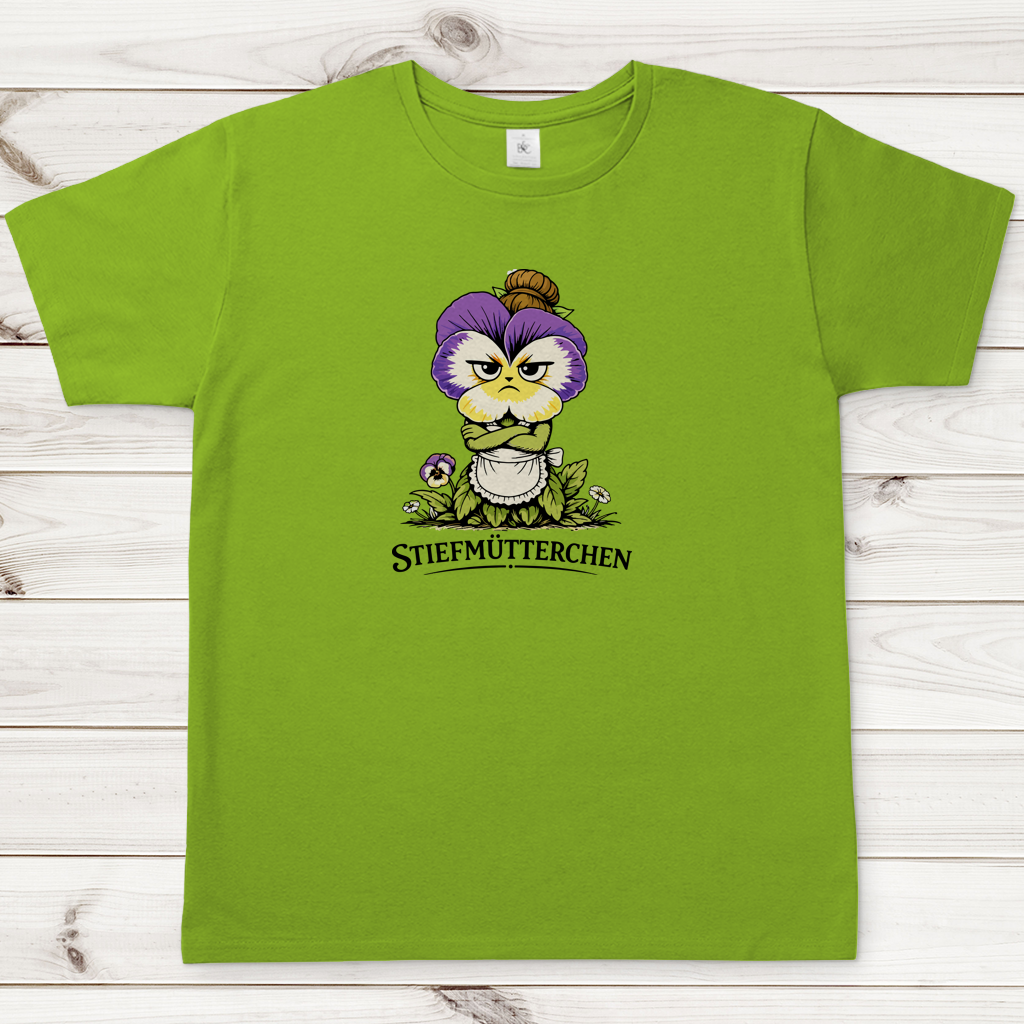 Herren T-Shirt Stiefmütterchen