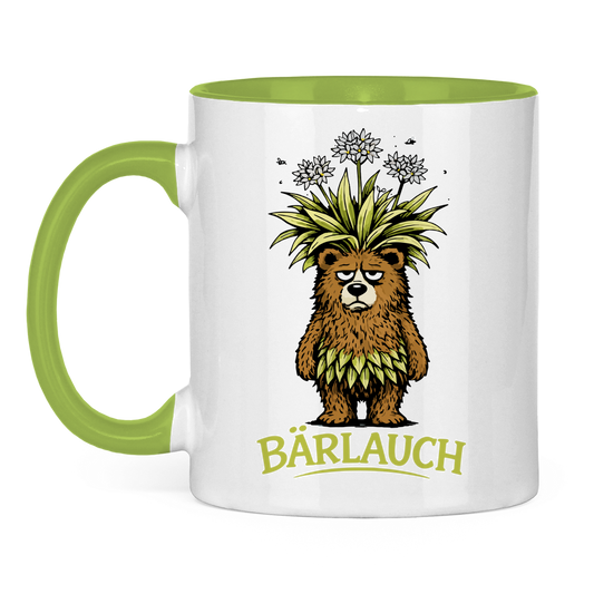 Tasse zweifarbig Bärlauch