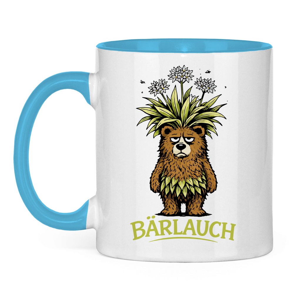 Tasse zweifarbig Bärlauch