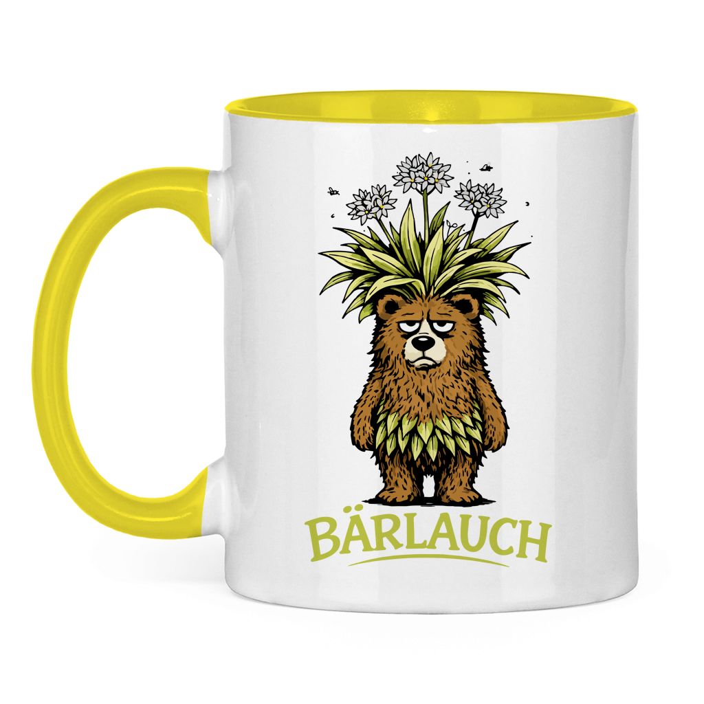 Tasse zweifarbig Bärlauch