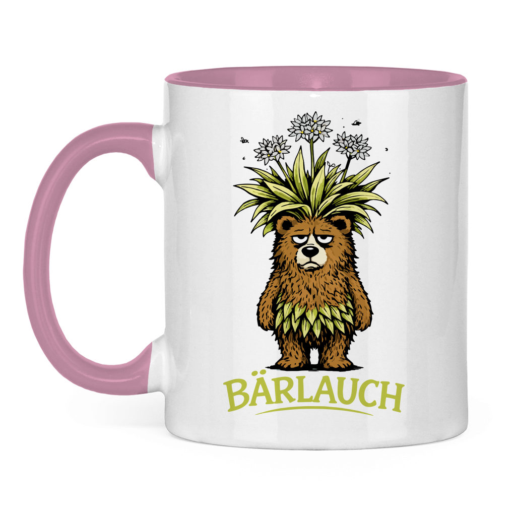 Tasse zweifarbig Bärlauch