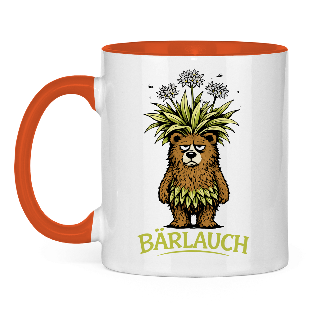 Tasse zweifarbig Bärlauch