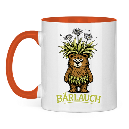 Tasse zweifarbig Bärlauch