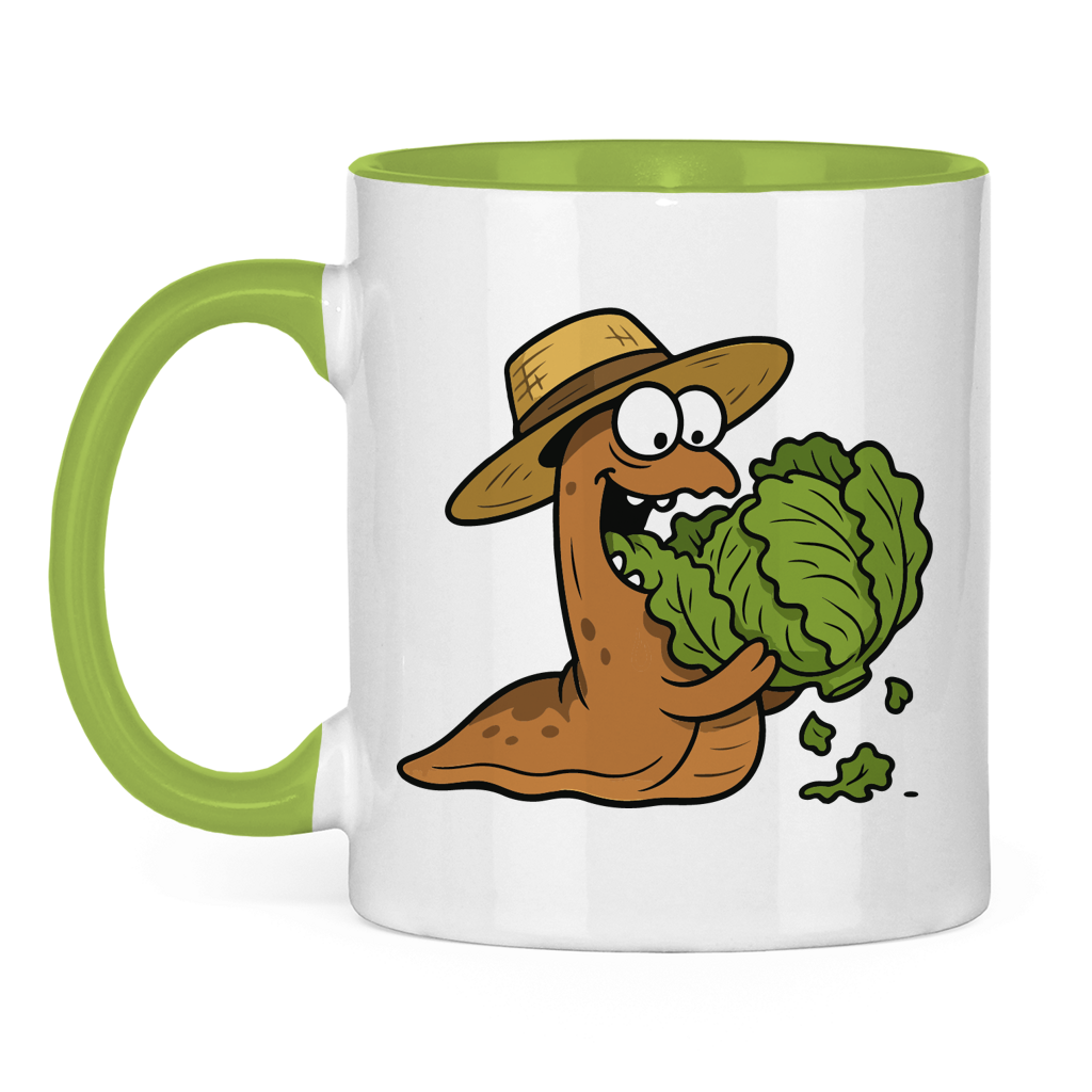 Tasse zweifarbig Salaträuberschnecke