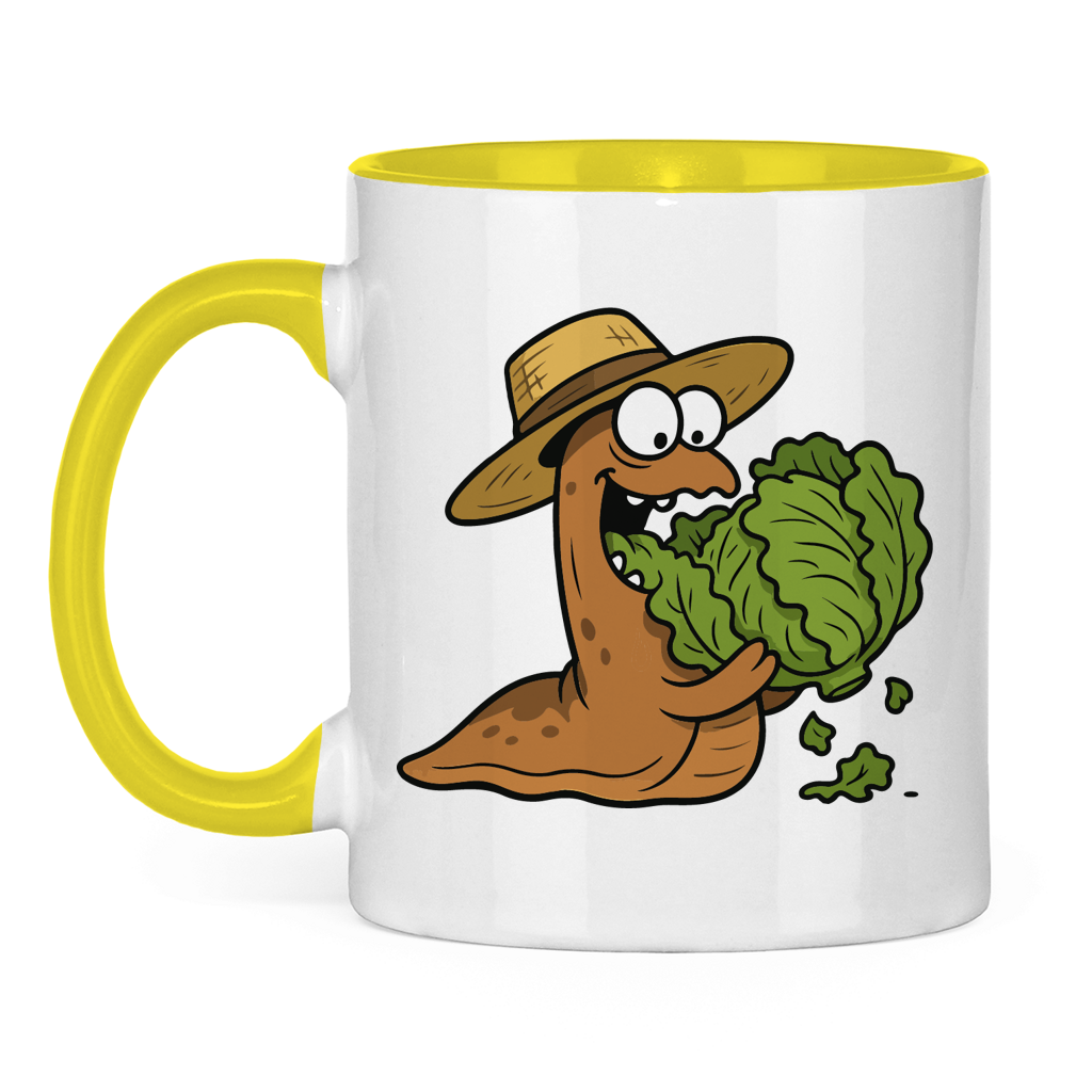 Tasse zweifarbig Salaträuberschnecke