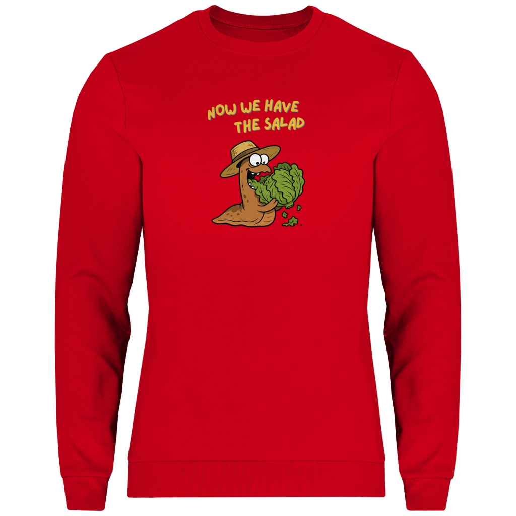 Herren Sweatshirt Now We Have The Salad