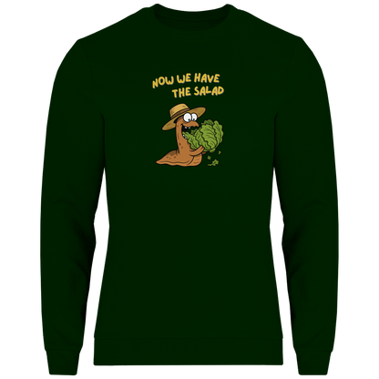 Herren Sweatshirt Now We Have The Salad