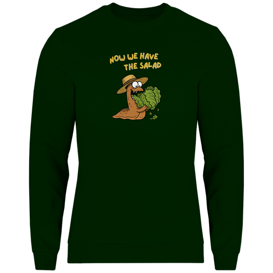 Herren Sweatshirt Now We Have The Salad