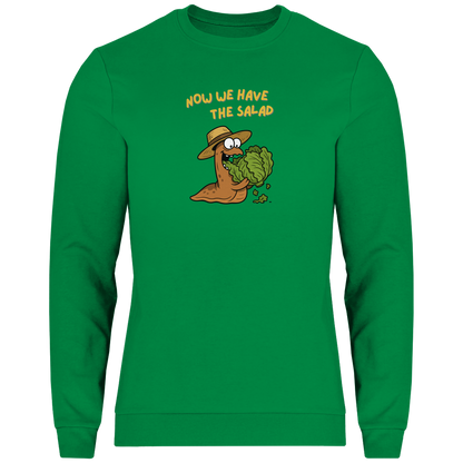 Herren Sweatshirt Now We Have The Salad