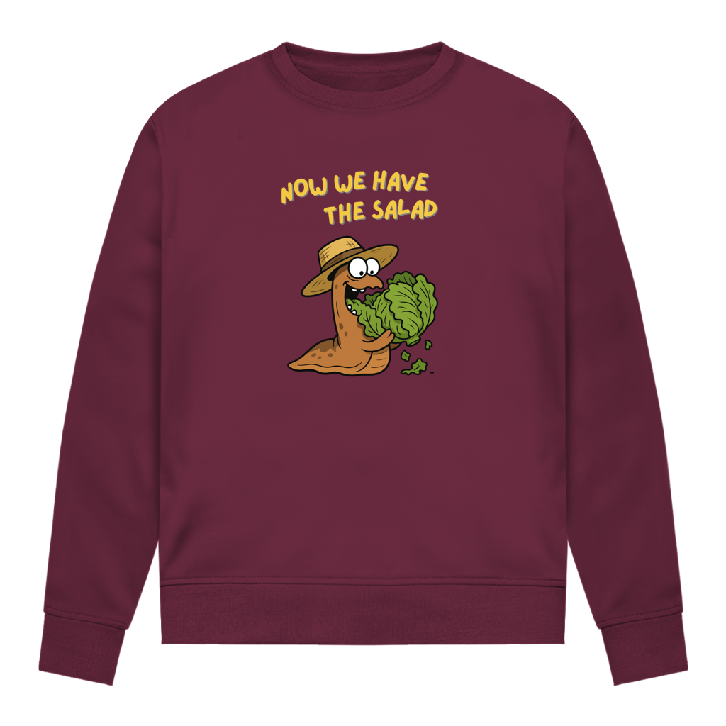 Damen Sweatshirt Now We Have The Salad