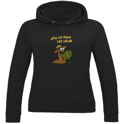 Damen Hoodie Now We Have The Salad