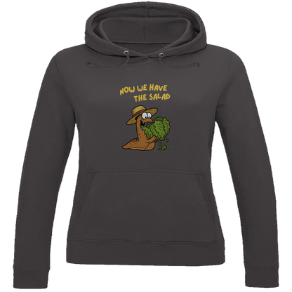 Damen Hoodie Now We Have The Salad