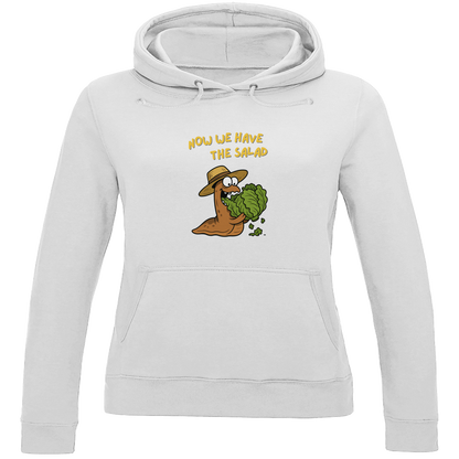 Damen Hoodie Now We Have The Salad
