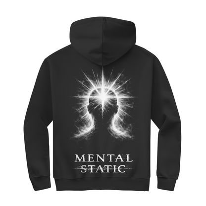 Herren Zipper Hoodie Mental Static