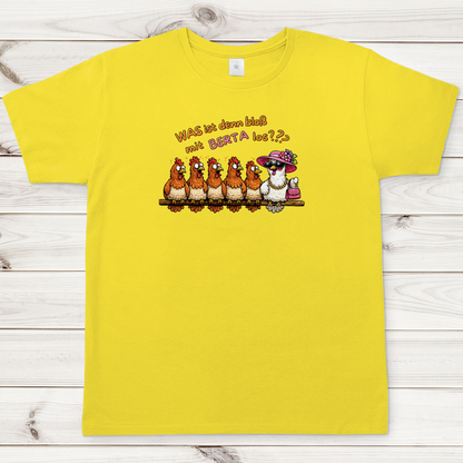 Herren T-Shirt Was ist denn bloß mit Berta los