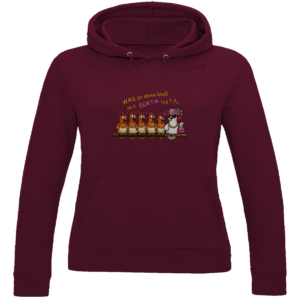 Damen Hoodie Was ist denn bloß mit Berta los