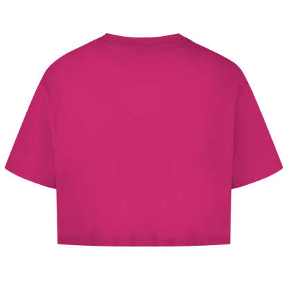 Damen Oversize Crop Top Was ist denn bloß mit Berta los
