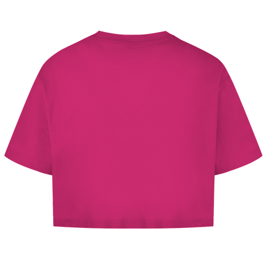 Damen Oversize Crop Top Was ist denn bloß mit Berta los