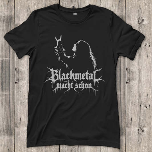 Damen T-Shirt Blackmetal macht schön