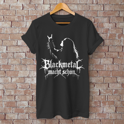 Herren T-Shirt Blackmetal macht schön